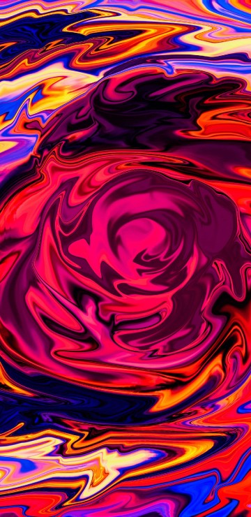 Image red yellow and purple abstract painting