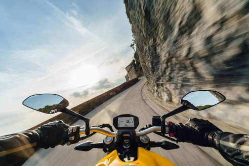 Image yellow and black go kart on road during daytime