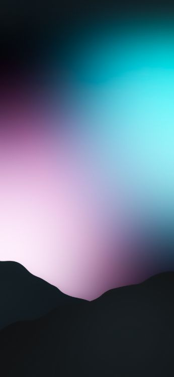 Ambiente, Morado, Azure, Atardecer, Violeta. Wallpaper in 1284x2778 Resolution