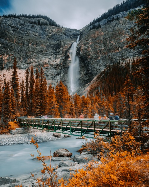 Image Takakkaw Falls, waterfall, nature, natural landscape, water