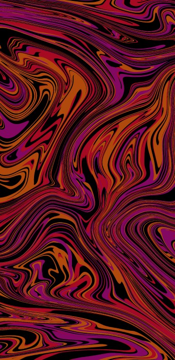 Image purple black and yellow abstract painting