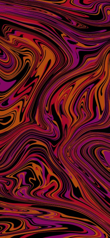 Image purple black and yellow abstract painting