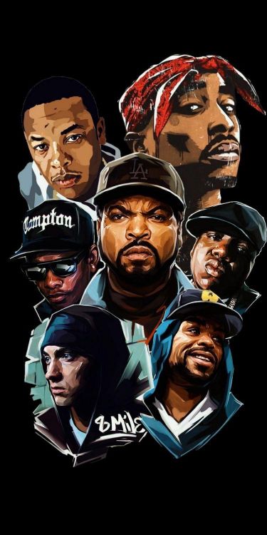 Rapper Der Alten Schule, Eiswürfel, Tupac Shakur, Schnüffler, Hip-hop-Musik. Wallpaper in 750x1500 Resolution