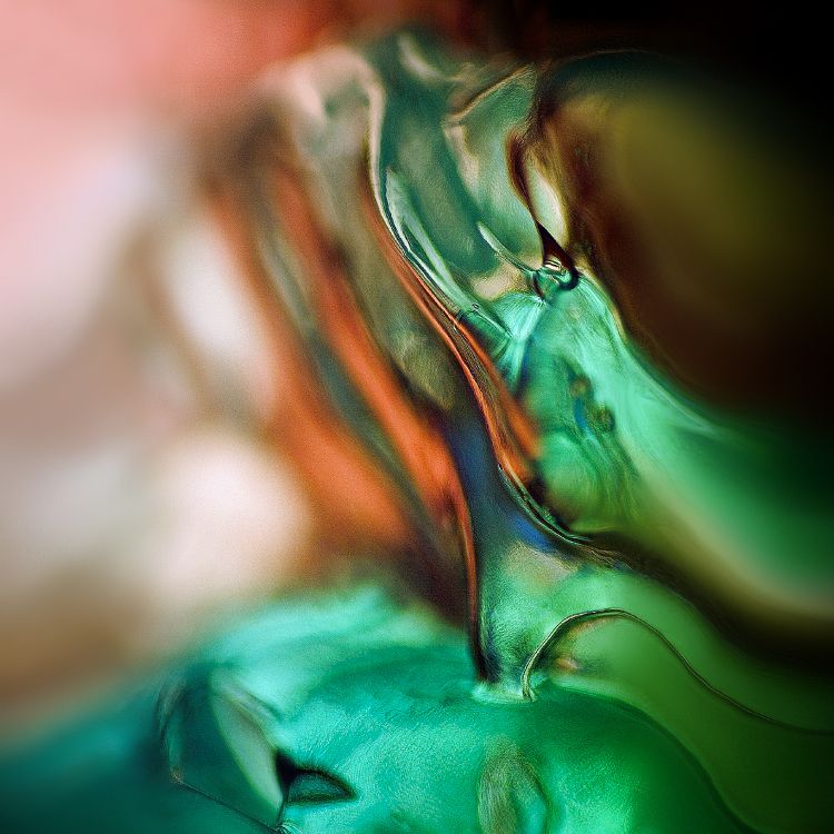 Gros Plan Photo de Liquide Vert. Wallpaper in 2560x2560 Resolution