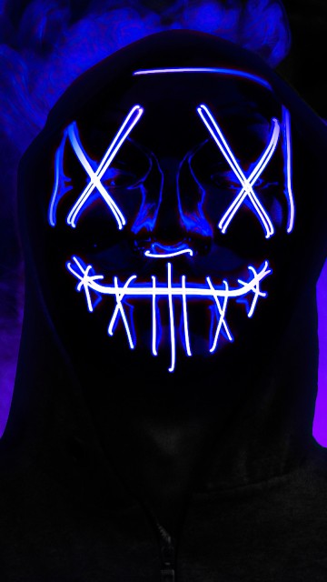 Image darkness, sleeve, Gas, art, electric blue
