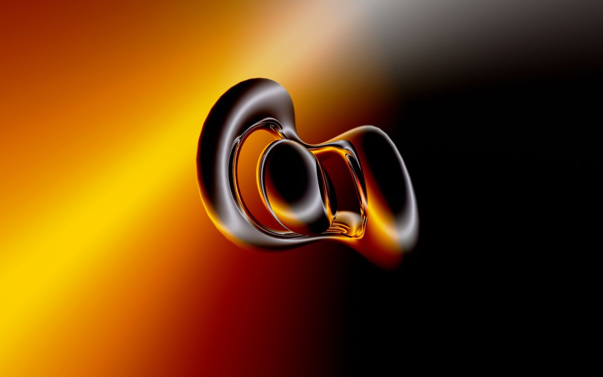 Ilustración de Luz Naranja y Negra. Wallpaper in 1920x1200 Resolution