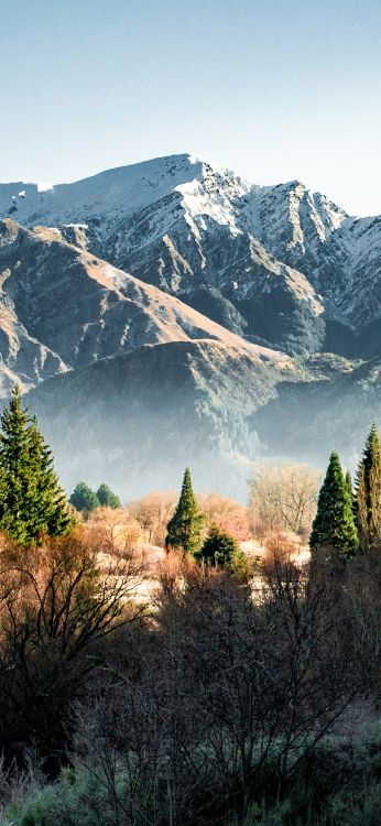 mountain, ecoregion, plant, cloud, natural landscape