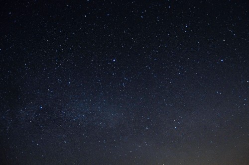 Image starry night sky over the starry night