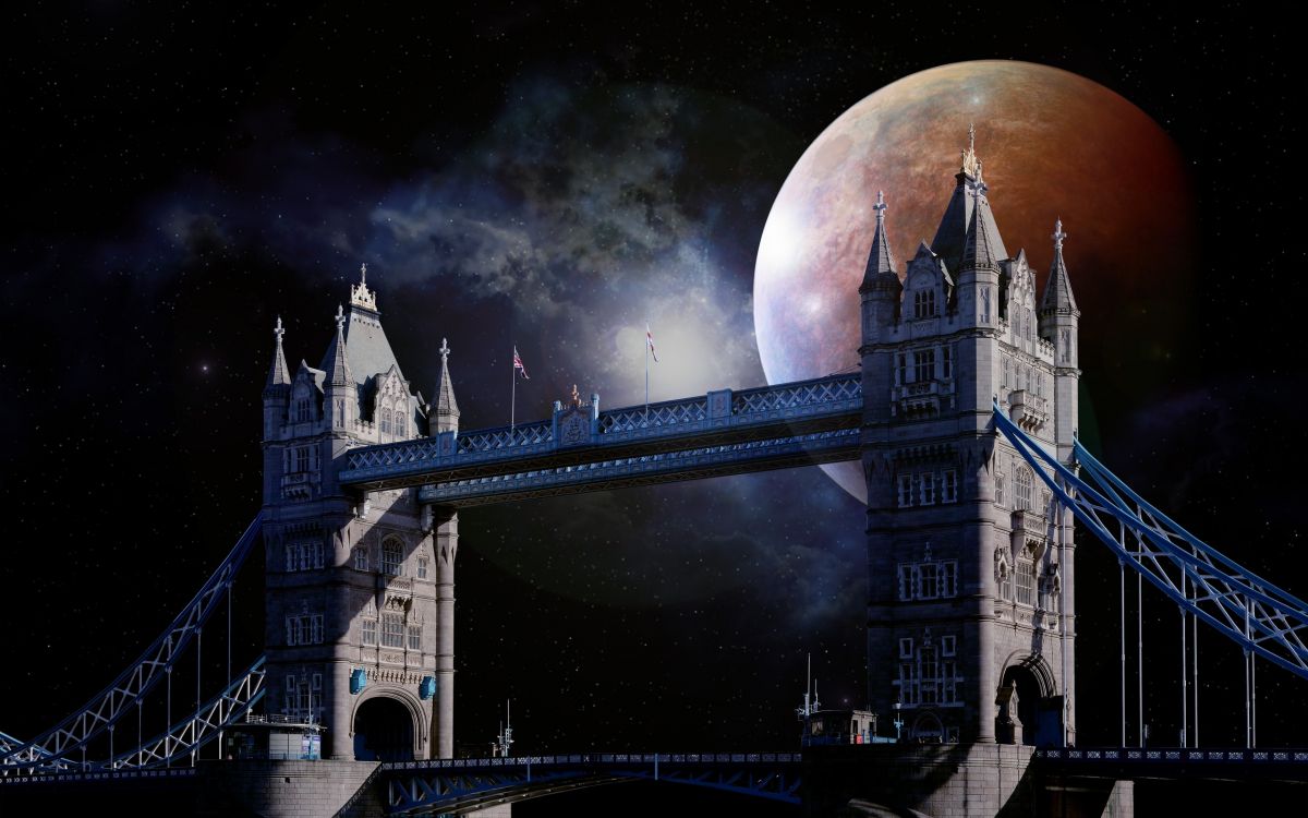 塔桥, 伦敦塔, 伦敦桥, 建筑, 天空 壁纸 2560x1600 允许
