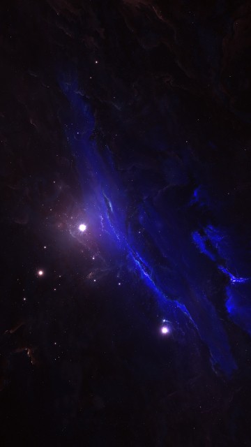 Image blue and white galaxy illustration