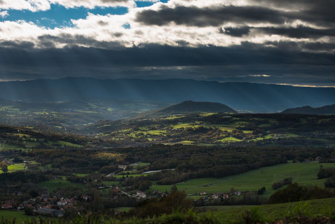 Hochland, Bergigen Landschaftsformen, Natur, Cloud, Hill. Wallpaper in 7155x4775 Resolution