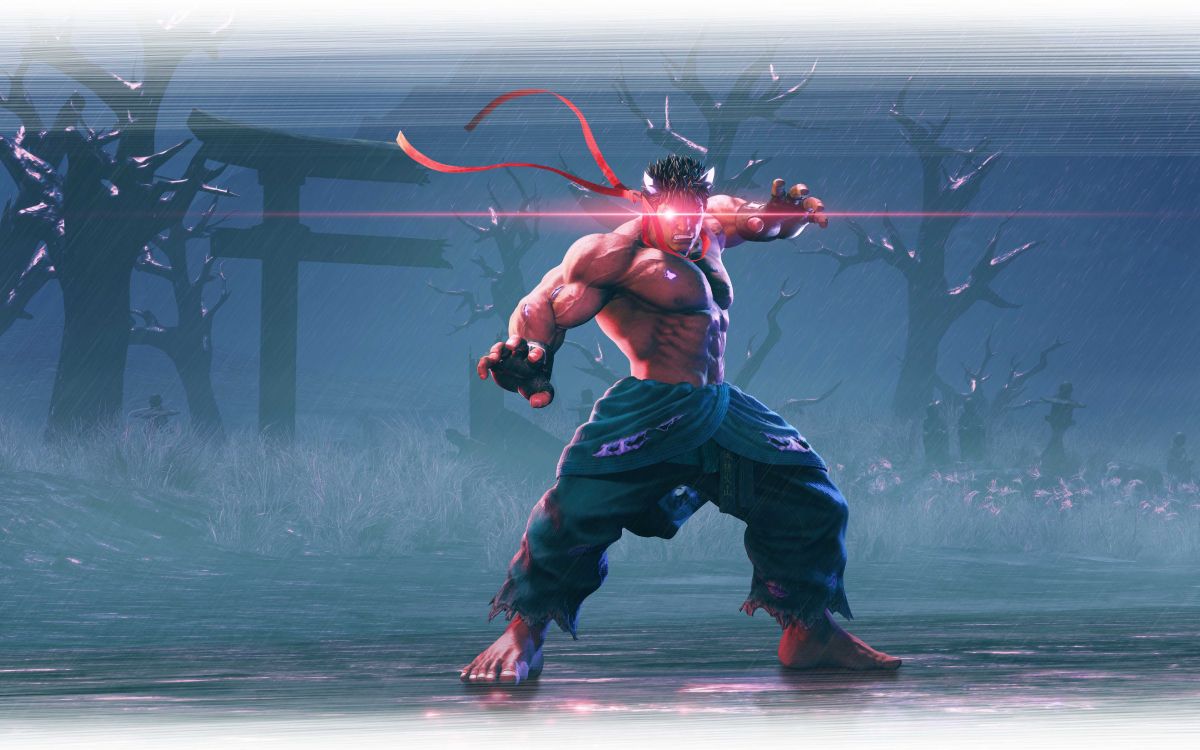 Street Fighter v, Ryu, Capcom, Action-Figur, Superhelden. Wallpaper in 5760x3600 Resolution