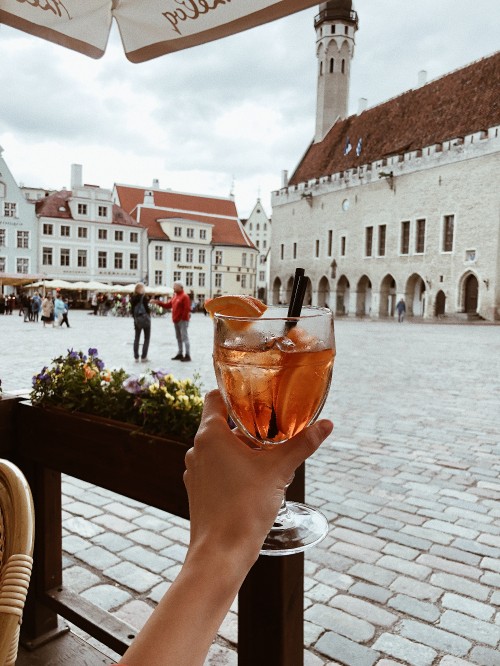 Image town hall square, tallinn town hall, water, tourism, body of water