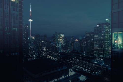 Image city skyline during night time