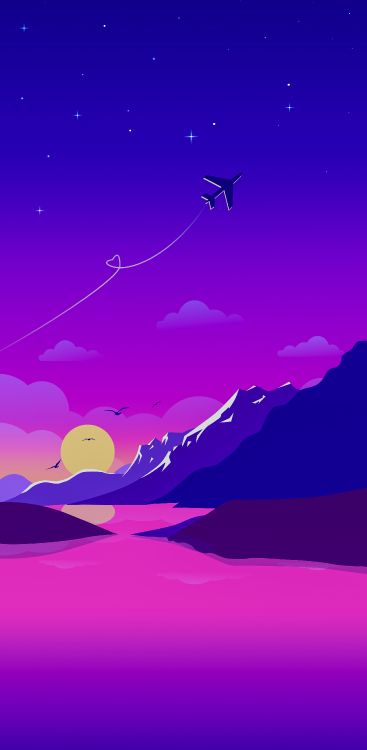 Atmosphère, Purple, Azure, Violette, Art. Wallpaper in 2776x5665 Resolution