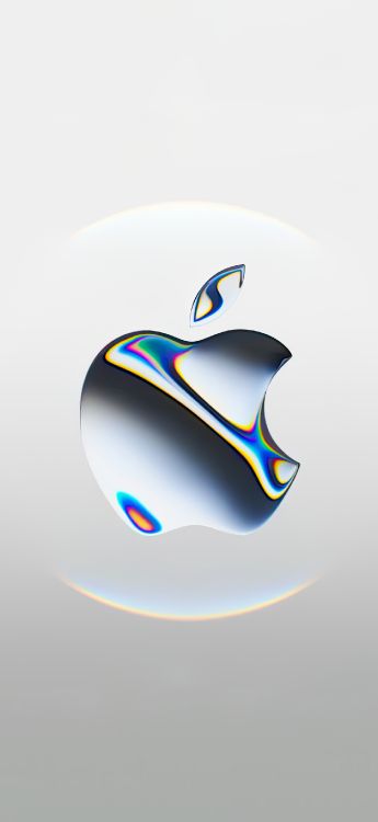 Apples, Ios, Silver, Graphics, Symbol. Wallpaper in 1320x2868 Resolution