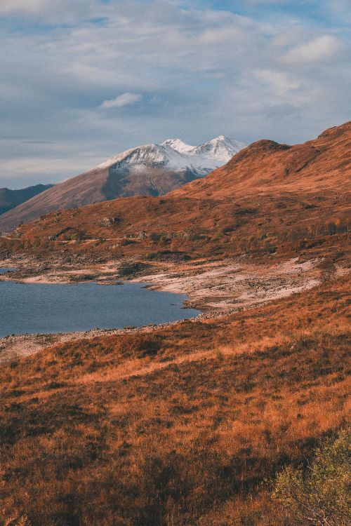 highland, mountainous landforms, mountain, wilderness, loch