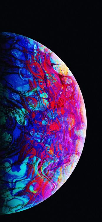 Cercle, Terre, Art, Matière Naturelle, Magenta. Wallpaper in 1080x2340 Resolution