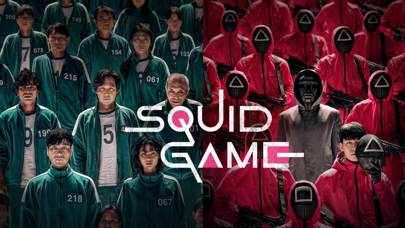 Squid Game, 电视, 外套, 面部表情, 泽西 壁纸 2161x1215 允许