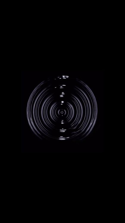 Ilustración Redonda en Blanco y Negro. Wallpaper in 1080x1920 Resolution