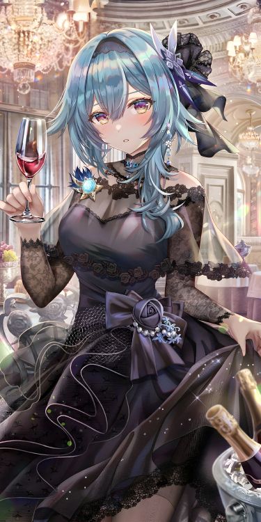 Anime, EULA, Cabello, Cabeza, Peinado. Wallpaper in 2400x4800 Resolution