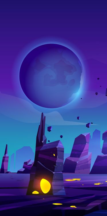 Außerirdisches Leben, Vektor-Grafiken, Illustration, Planet, Vektor. Wallpaper in 2750x5515 Resolution