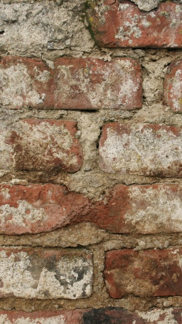 Image brown and gray brick wall