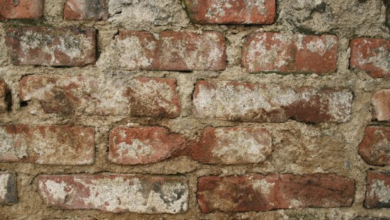 Image brown and gray brick wall