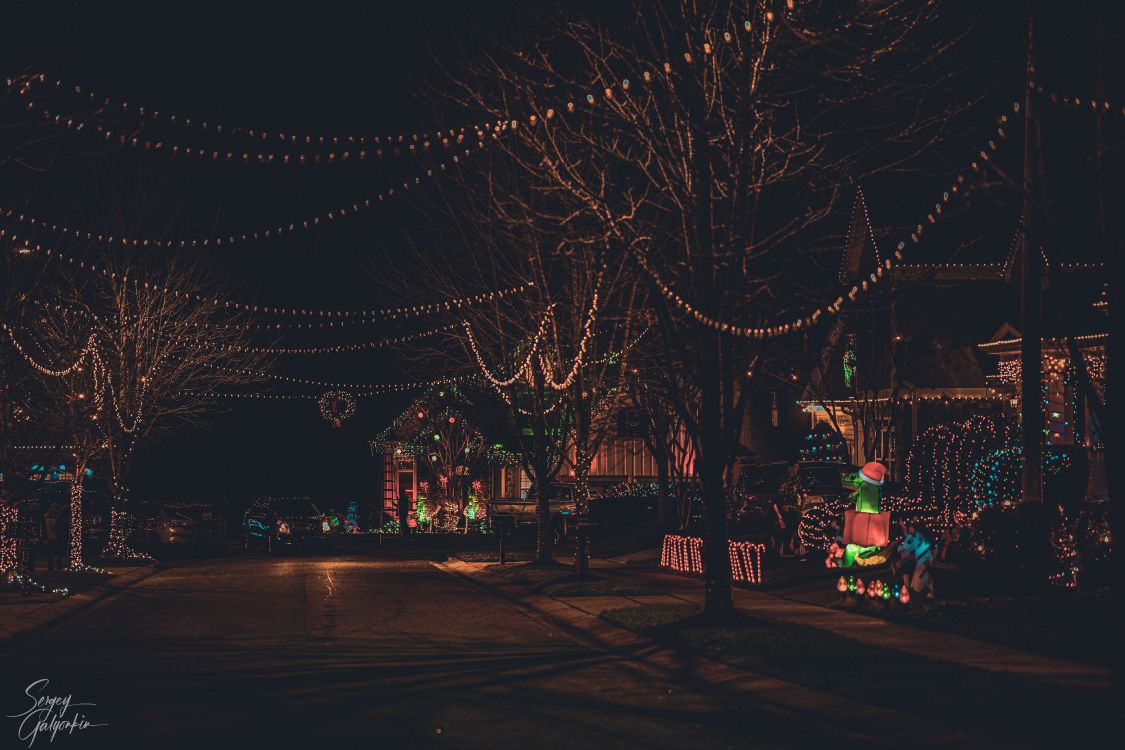 Luces de Navidad, Guirnalda, la Luz de Calle, Decoracion, Luz. Wallpaper in 6144x4096 Resolution