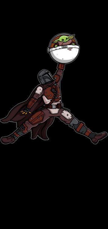 Grogu, T-shirt, Yoda, Turnschuh, Star Wars. Wallpaper in 1440x3040 Resolution