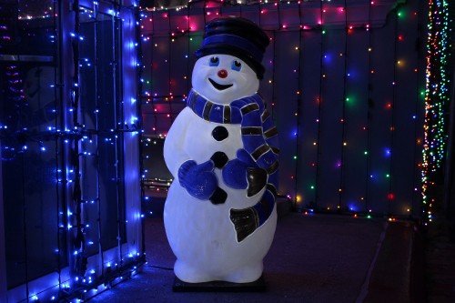 Image snowman, Christmas Day, new year, lighting, christmas