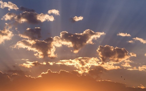 Image white clouds and blue sky during daytime