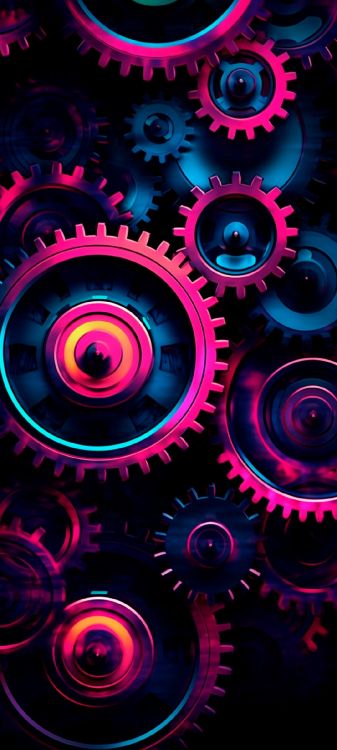 Arte Fractal, Luz, Arte, Rojo, Magenta. Wallpaper in 1080x2400 Resolution