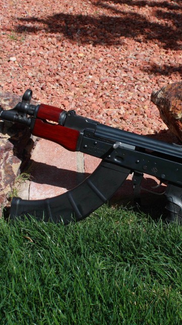 Image ak-74, gun, firearm, rifle, air gun