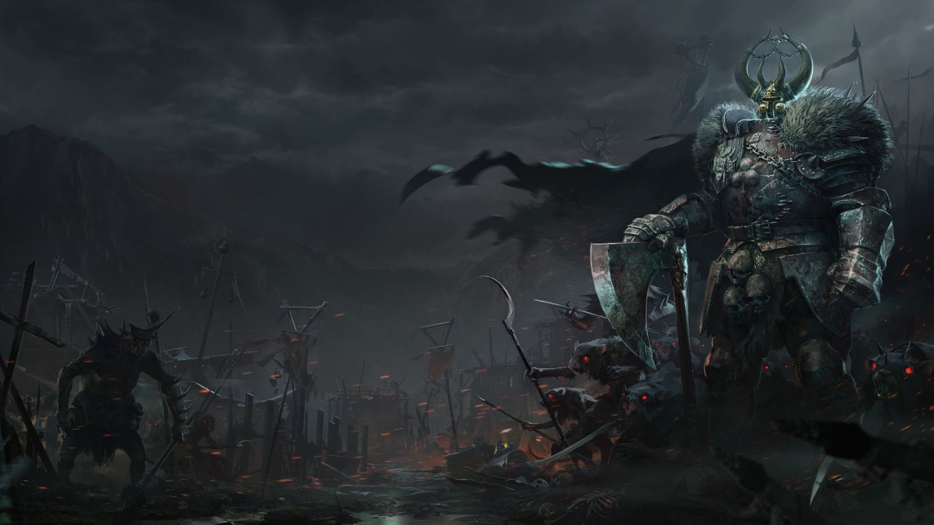 Warhammer, Pc-Spiel, Digital Compositing, Adventure, Strategie-video-Spiel. Wallpaper in 5120x2880 Resolution