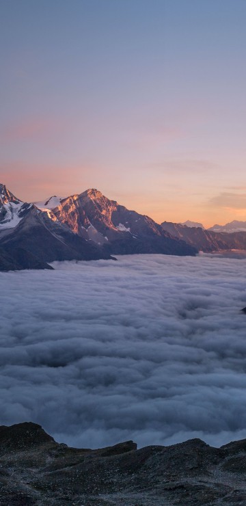 Image mountain, weisshorn, mountainous landforms, mountain range, hill