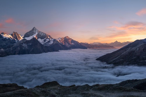 Image mountain, weisshorn, mountainous landforms, mountain range, hill