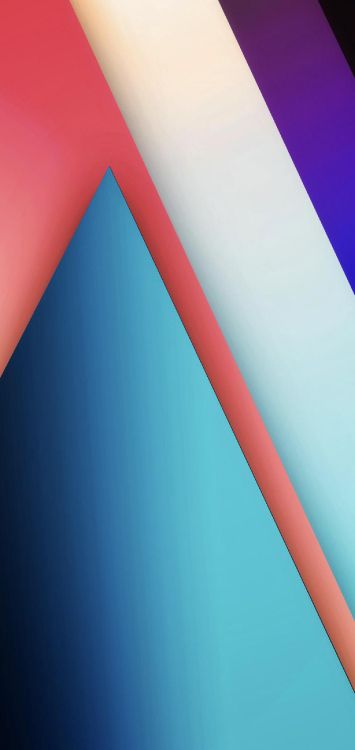 Lumière, Azure, Triangle, Orange, Pink. Wallpaper in 1327x2800 Resolution