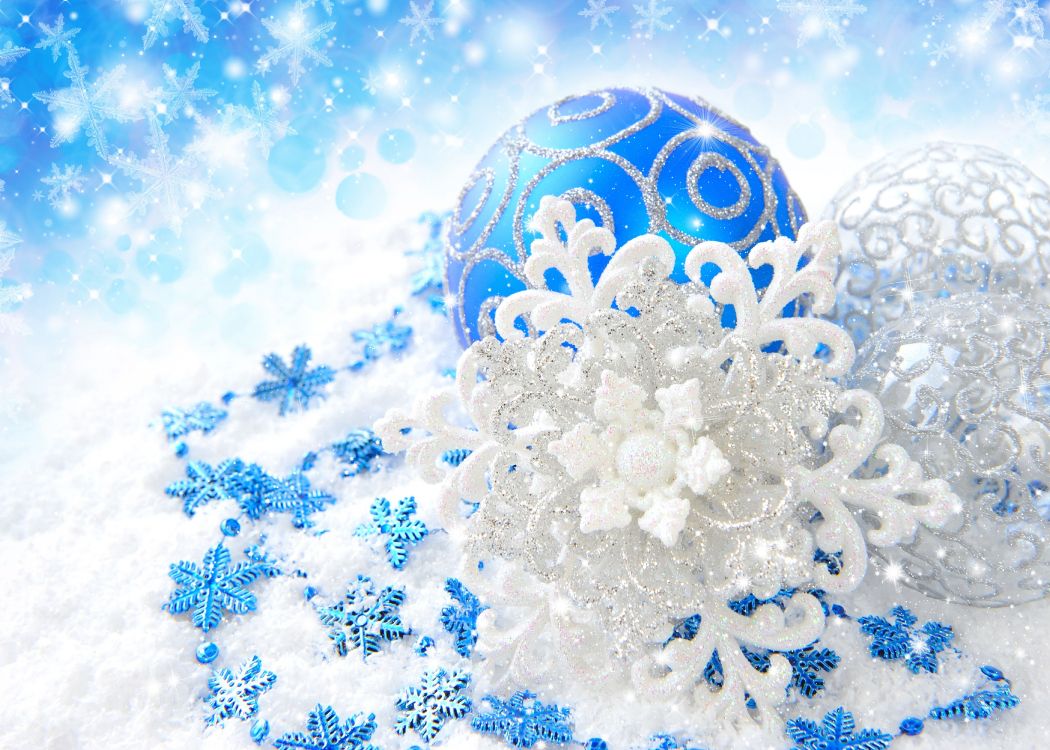 Schneeflocke, Weihnachten, Tag, Tageszeit, Himmel. Wallpaper in 7000x5000 Resolution