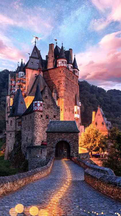 Castillo Eltz, Castillo, Mansión Eltz, Sitio Histórico, Tréveris. Wallpaper in 1440x2560 Resolution