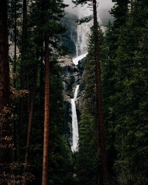 Image waterfall, body of water, nature, natural landscape, water