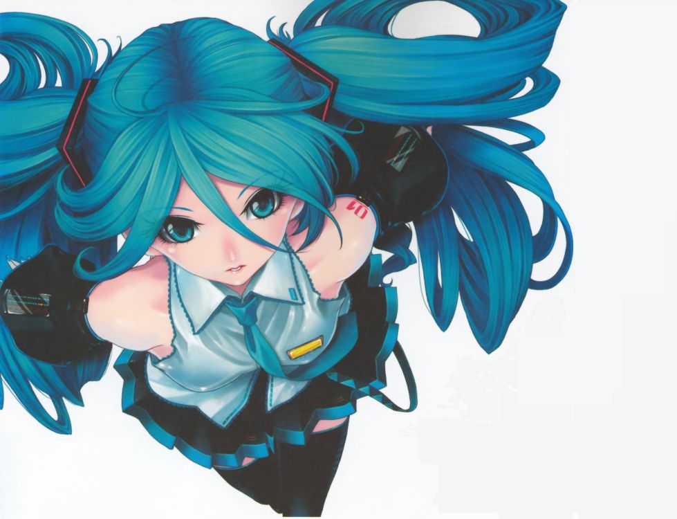 Blauhaariger Männlicher Anime-Charakter. Wallpaper in 4440x3401 Resolution