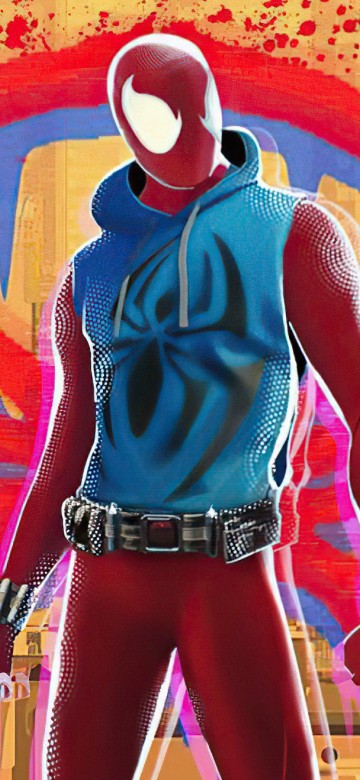 scarlet spider wallpaper iphone