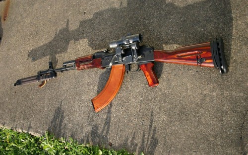 Image AK-47, m4 carbine, gun, firearm, rifle