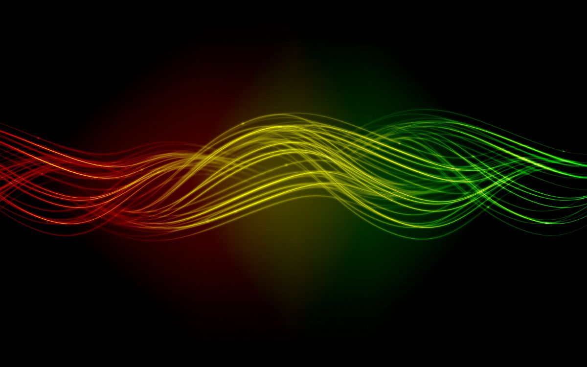Lumière Jaune et Rouge Sur Fond Noir. Wallpaper in 2560x1600 Resolution