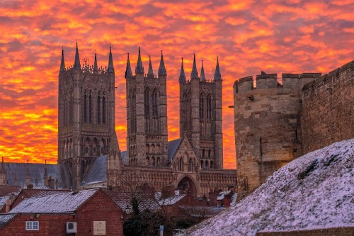 Image Lincoln Cathedral, ely cathedral, cathedral, cloud, building