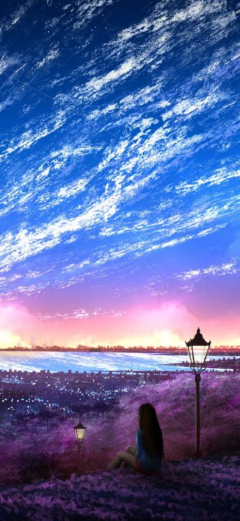 卡通, 套, 艺术, 气氛, 余辉 壁纸 1080x2340 允许