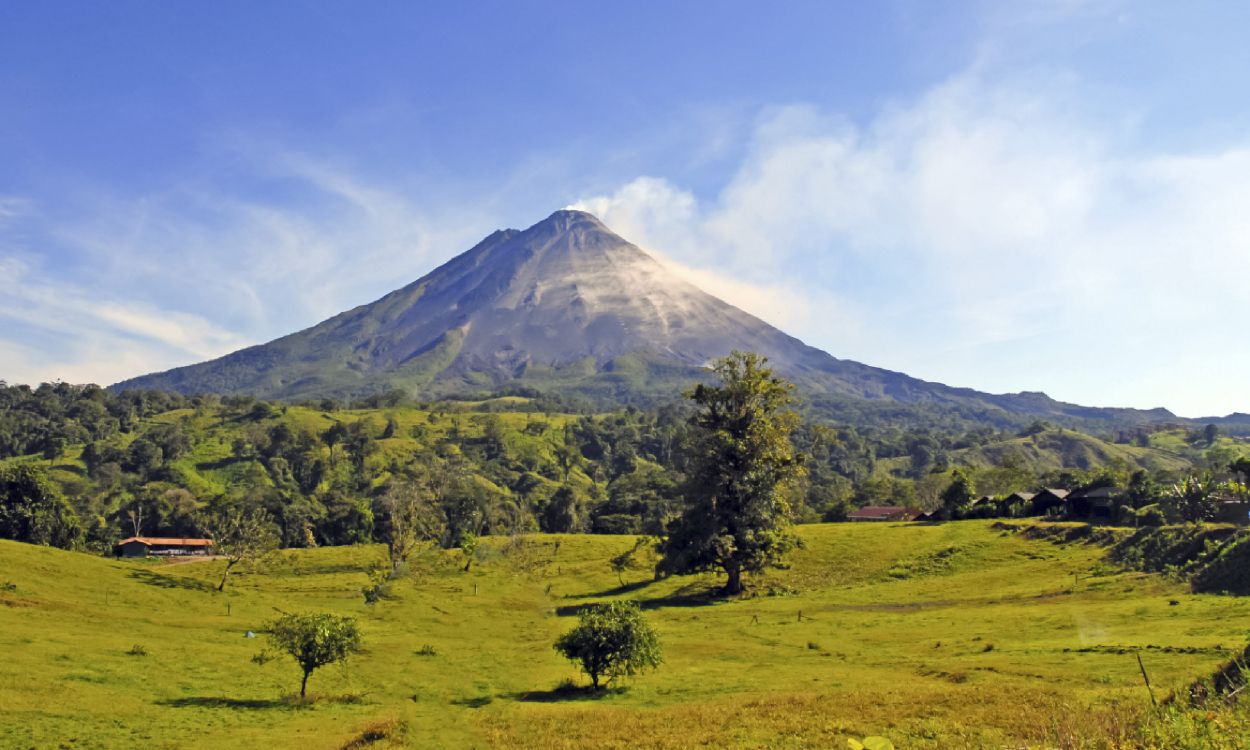 阿雷纳尔火山, Pos火山, 高地, 荒野, 火山的地貌 壁纸 2800x1680 允许