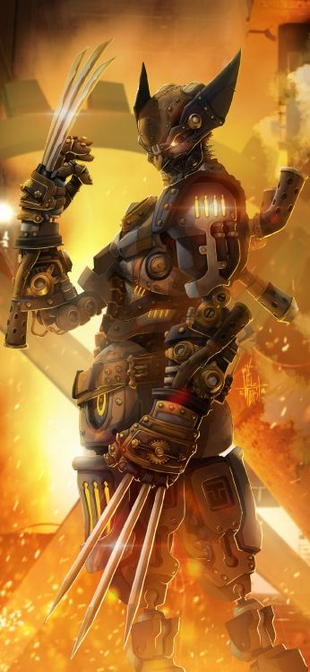 Marvel Comics, Armure, Machine, Film D'action, Métal. Wallpaper in 1080x2340 Resolution