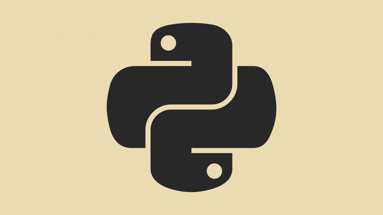 Logo Python, Pythonschlange, Firmenzeichen, Programmiersprache, Stehend. Wallpaper in 3840x2160 Resolution